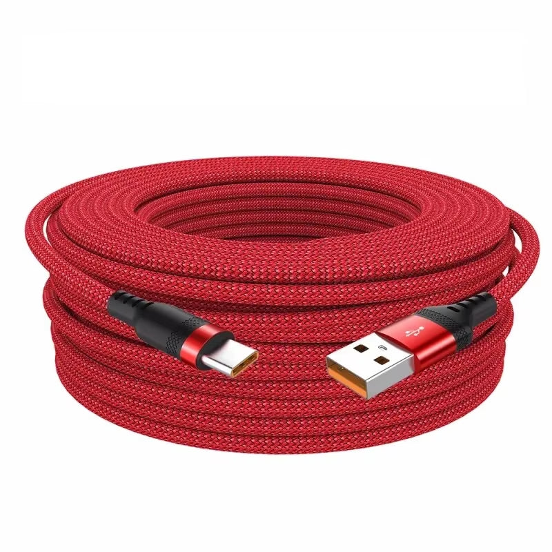 5-Meter Type-C USB Super Charging Cable (5A) Compatible with Huawei, Xiaomi, Vivo, and Leeco Smartphones
