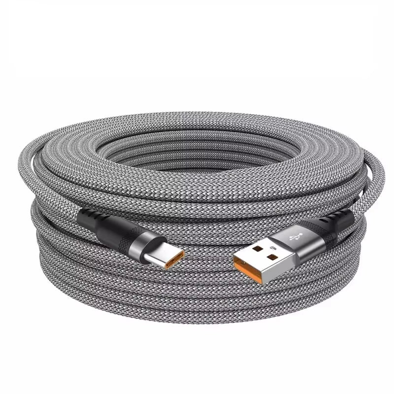 5-Meter Type-C USB Super Charging Cable (5A) Compatible with Huawei, Xiaomi, Vivo, and Leeco Smartphones