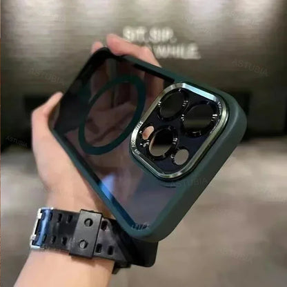 Luxury Magnetic Metal Lens Bumper Case