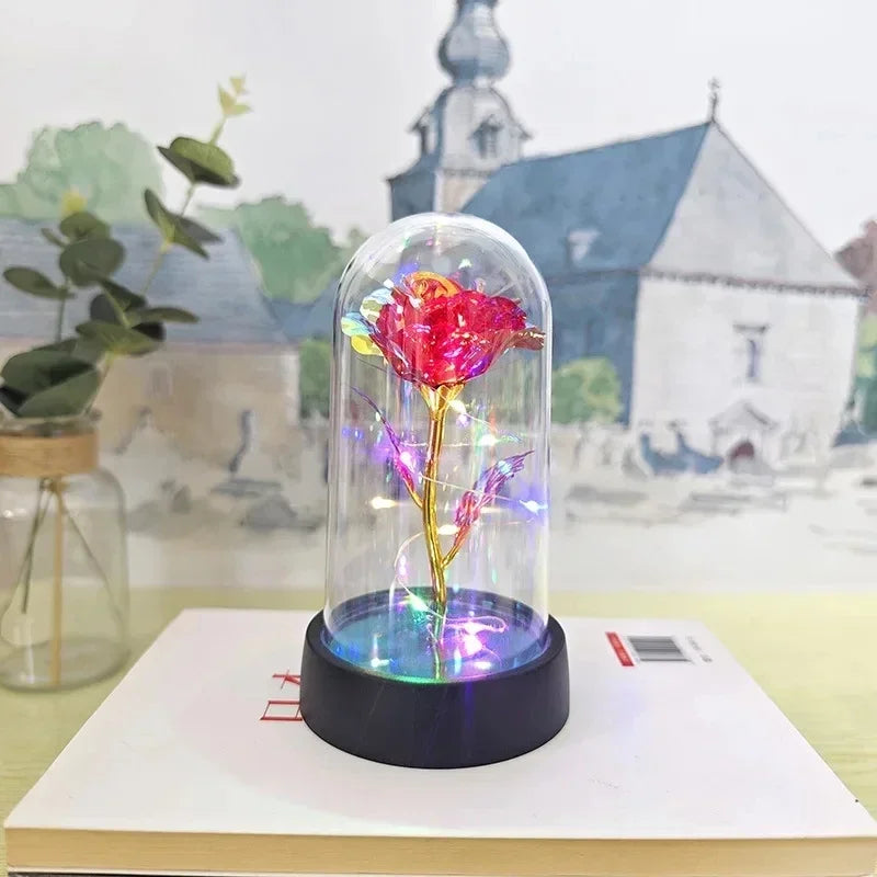 Eternal Rose LED Night Light – Romantic Glow Gift for Home Décor