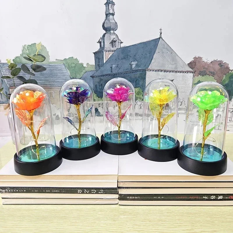 Eternal Rose LED Night Light – Romantic Glow Gift for Home Décor