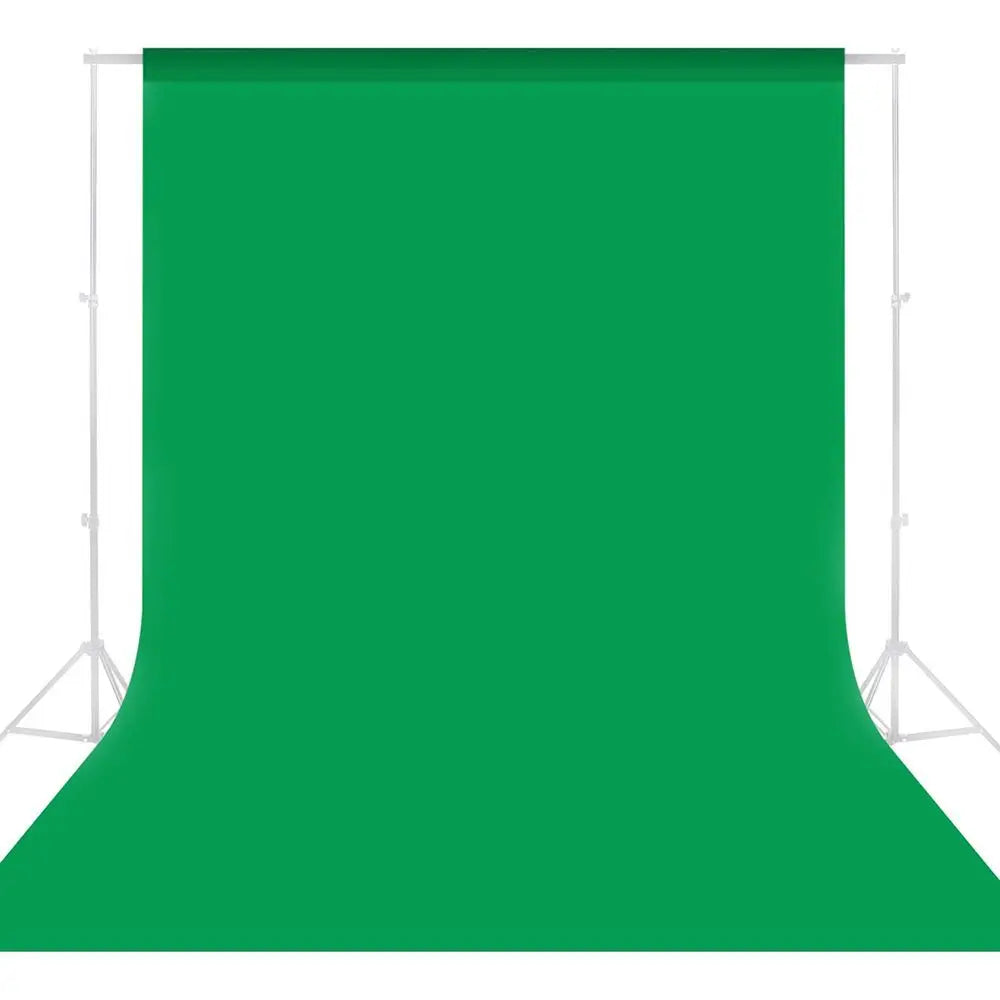 Backdrop Cloth – Green/White/Black Cotton Screen for Studio & Streaming
