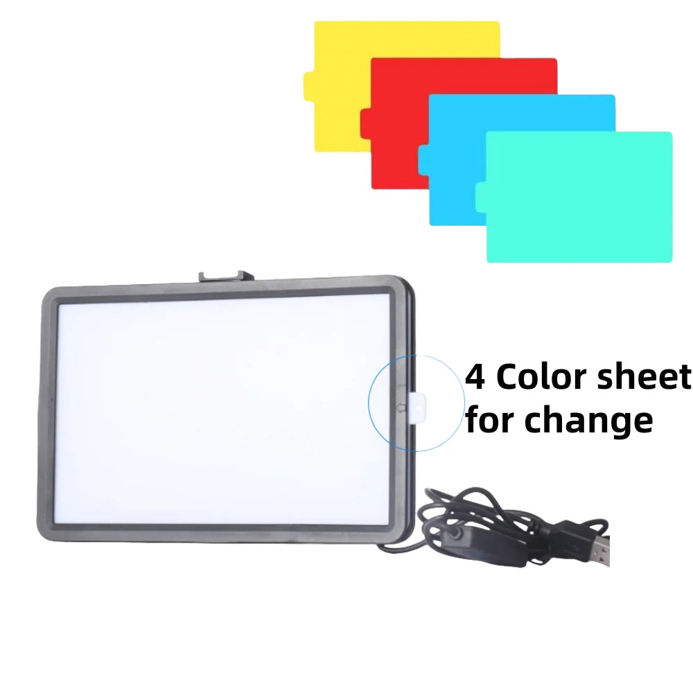 8-Inch RGB LED Video Light Panel – USB 5V, 3000K–6000K Adjustable