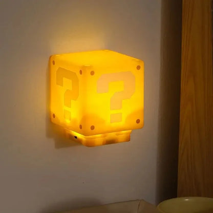 Mystery Block LED Night Light – USB Rechargeable Desk Lamp
