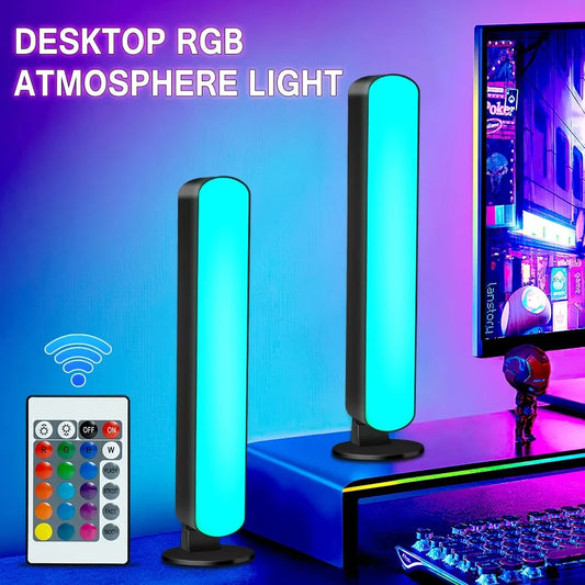 Smart RGB Sound Reactive Table Lamp – USB Powered Ambient Light