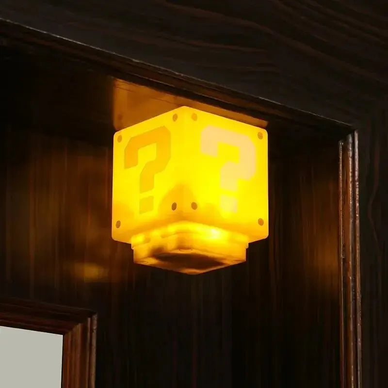 Mystery Block LED Night Light – USB Rechargeable Desk Lamp