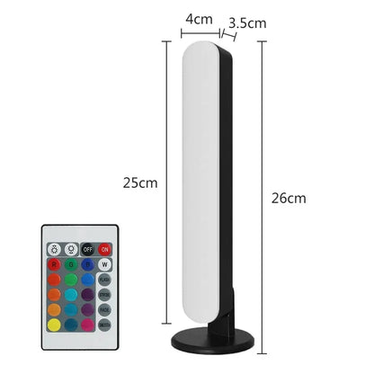 Smart RGB Sound Reactive Table Lamp – USB Powered Ambient Light