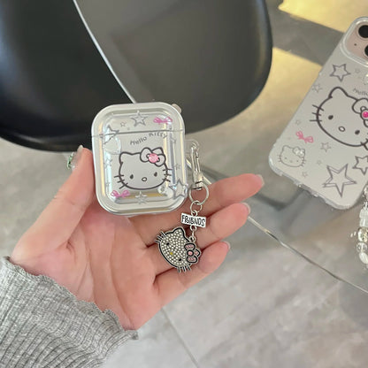 Hellos Kitties with Lanyard for AirPods