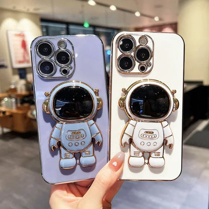 Astronaut Phone Stand Silicone Cover