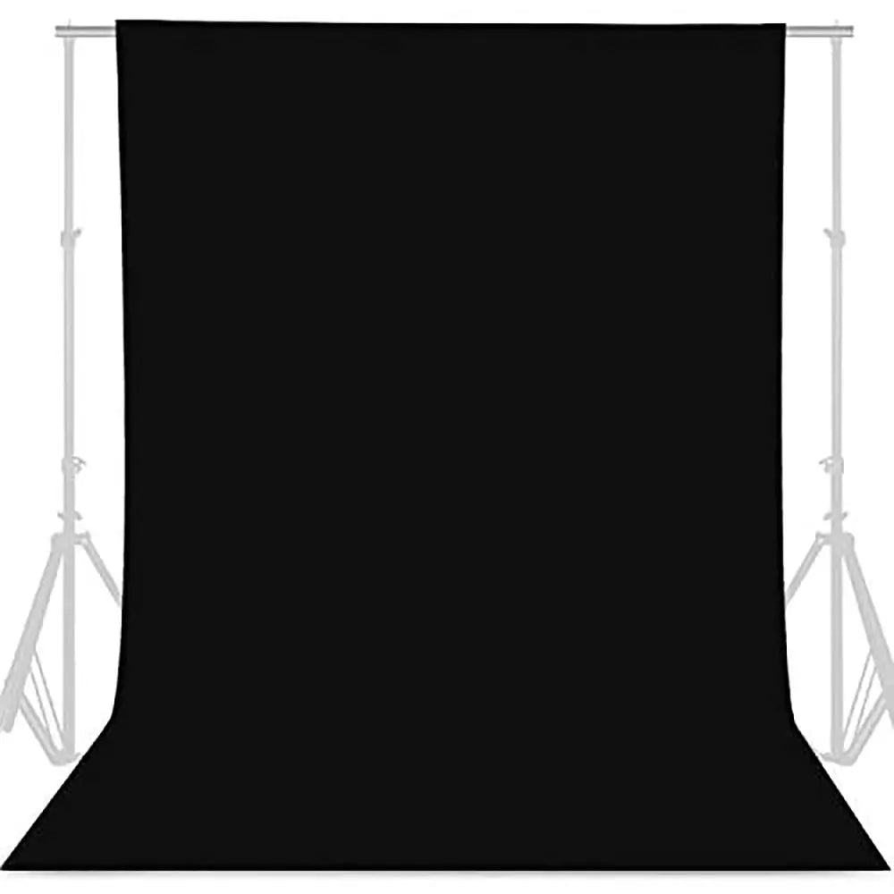 Backdrop Cloth – Green/White/Black Cotton Screen for Studio & Streaming