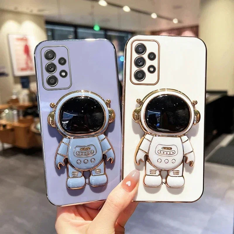 Astronaut Phone Stand Silicone Cover