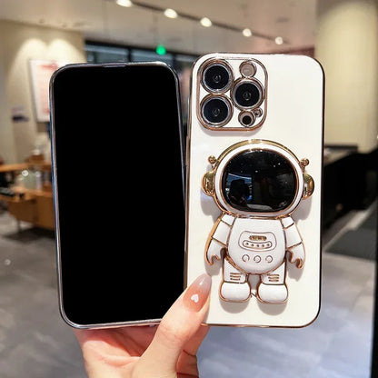 Astronaut Phone Stand Silicone Cover